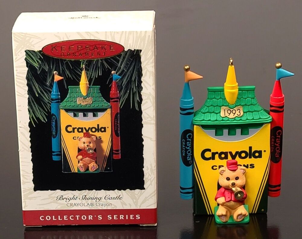 Hallmark Keepsake Ornament~1993 Bright Shining Castle~#5 Crayola Crayons Series